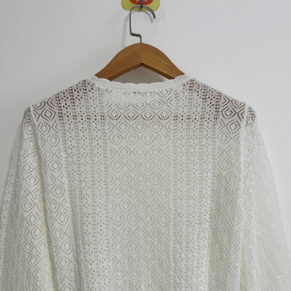 DOEN Diane Cardigan - Ivory - Picture 10 of 12
